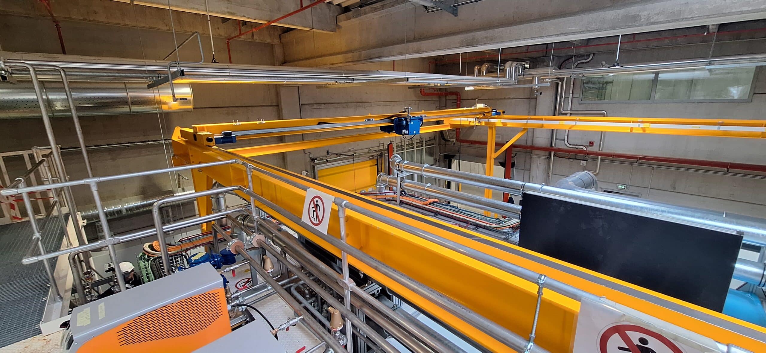 Portique conçu et fabriqué par CIPAL