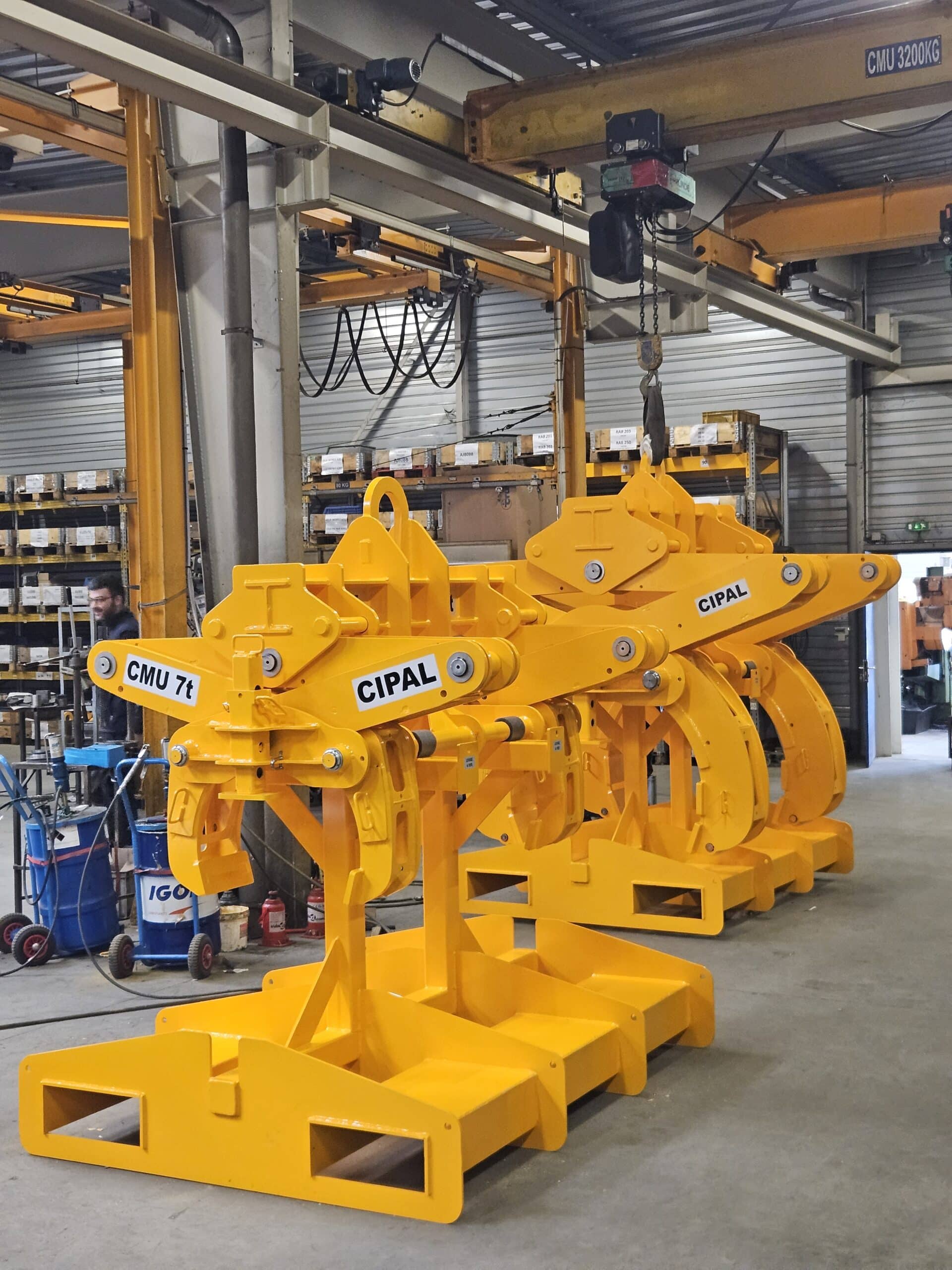 Pince de levage de ronds sur mesure