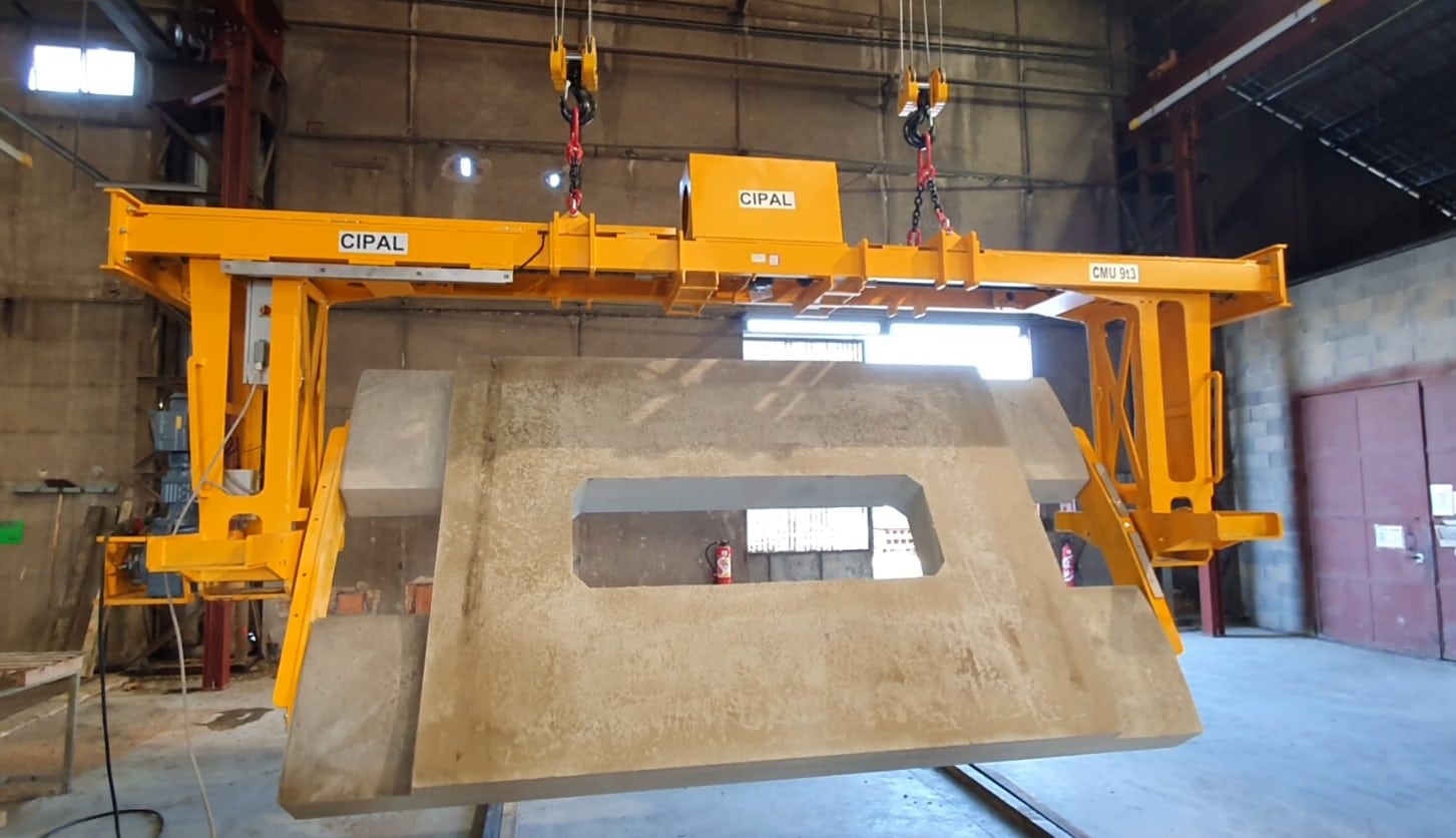 Palonnier retourneur à bras ou à flasques conçu et fabriqué par CIPAL