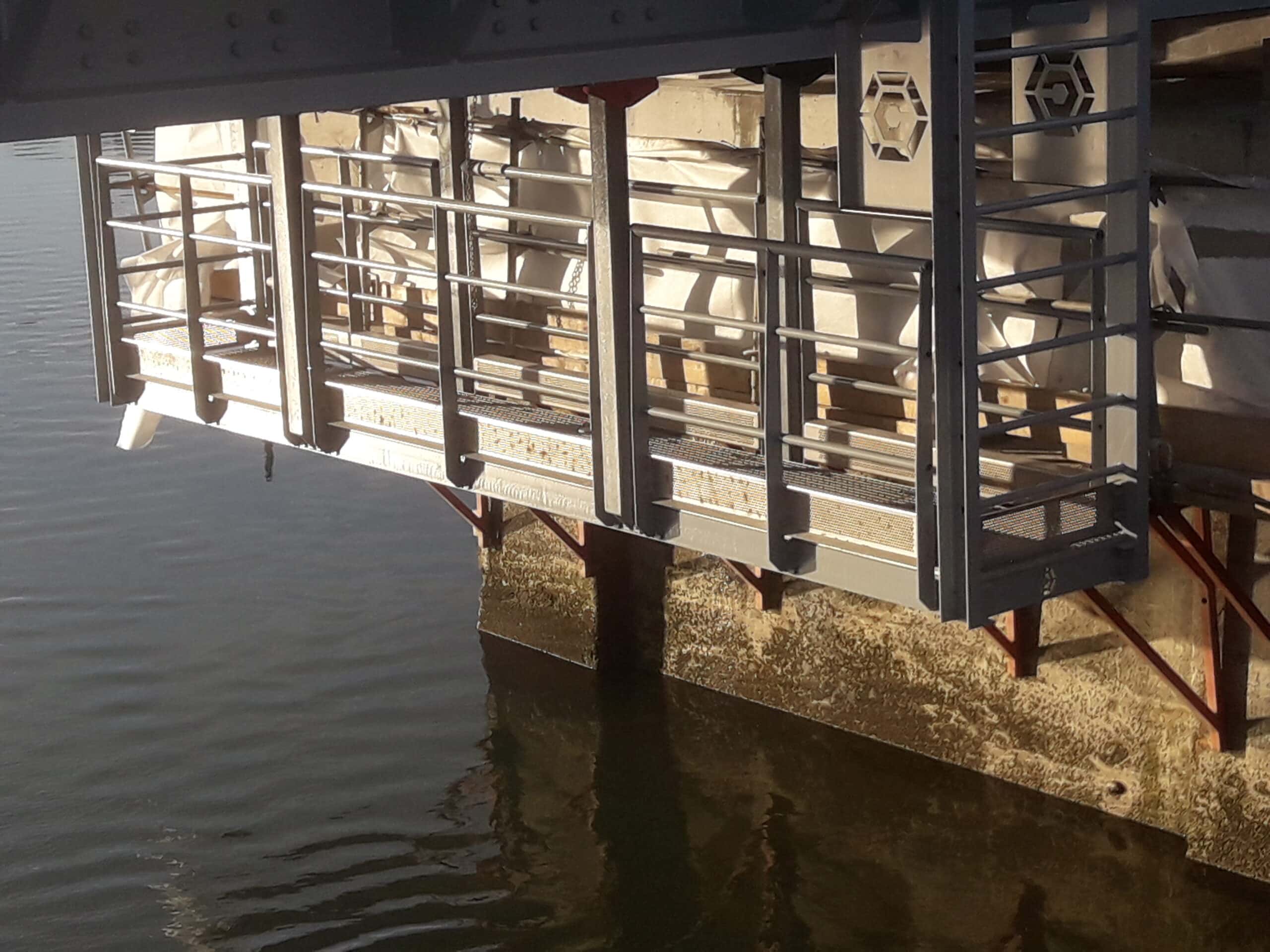 Passerelle industrielle conçue et fabriquée par CIPAL