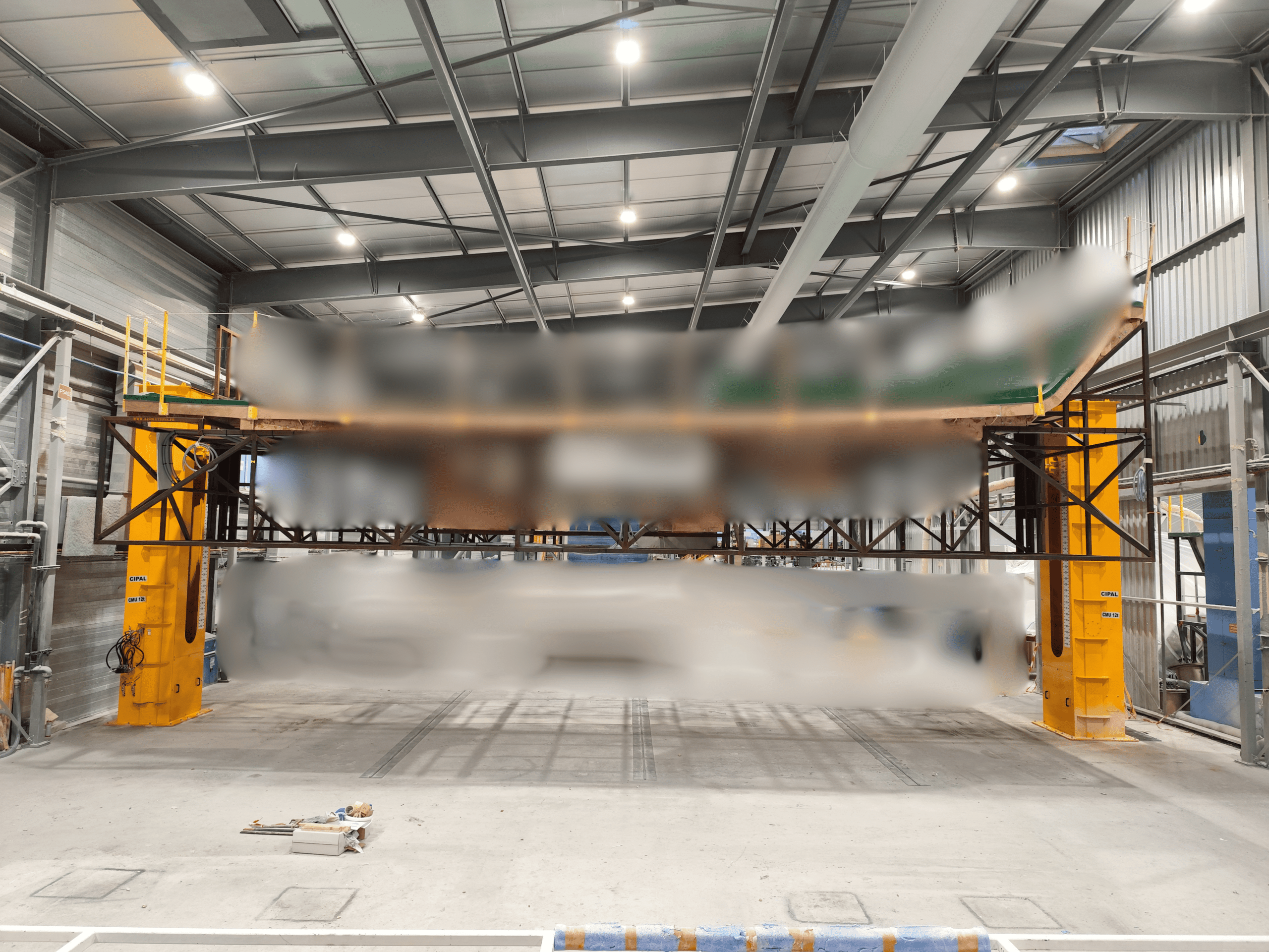 Colonnes de retournement installées chez le client