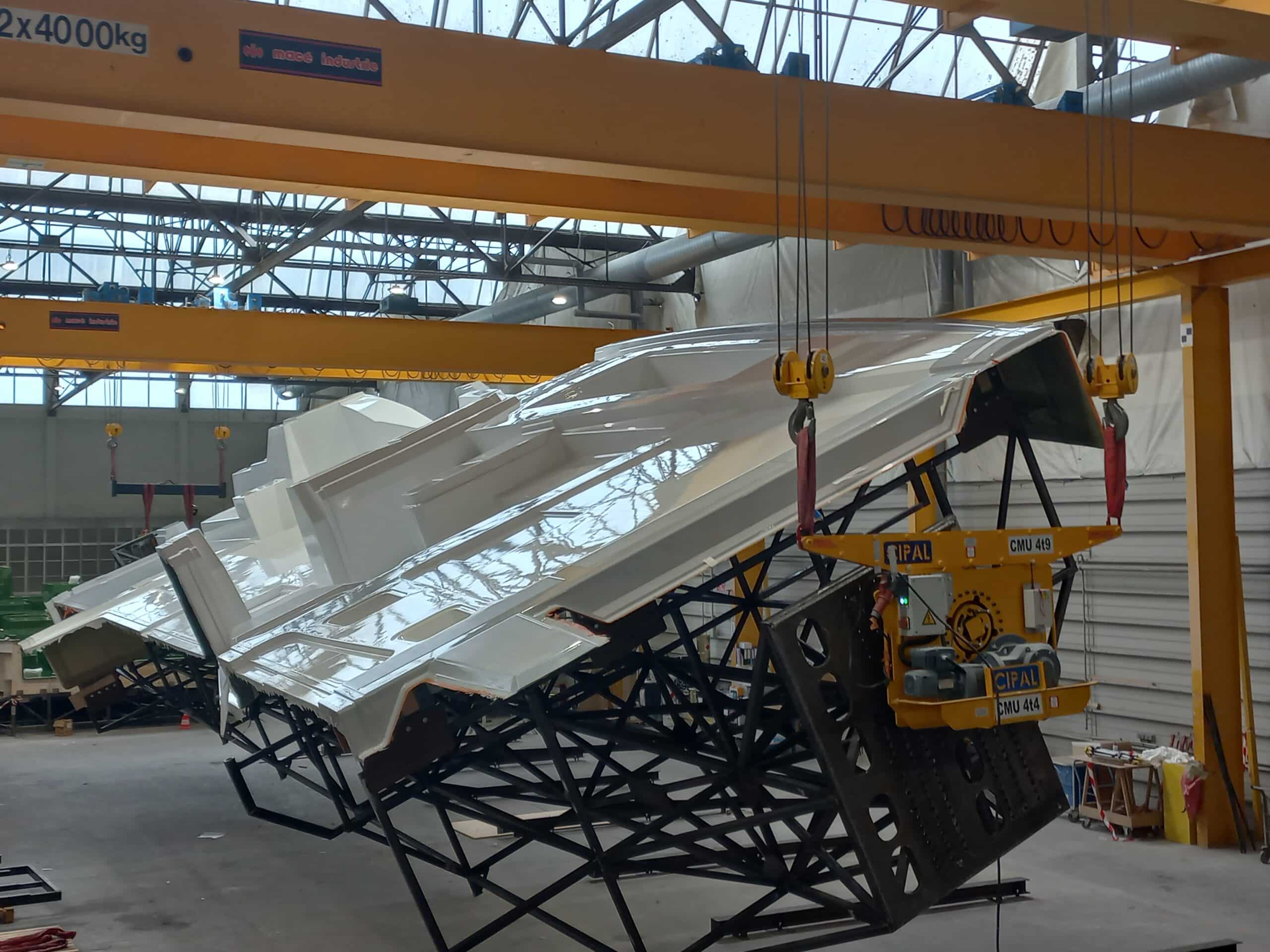 Système de retournement sur pont roulant