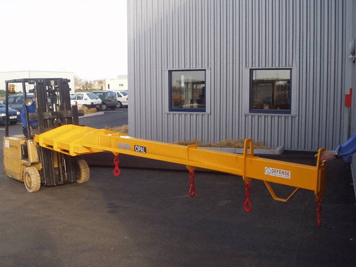 Palonnier pour chariot élévateur conçu et fabriqué par CIPAL