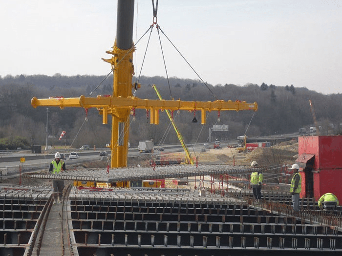 Palonnier pour prédalles conçu et fabriqué par CIPAL