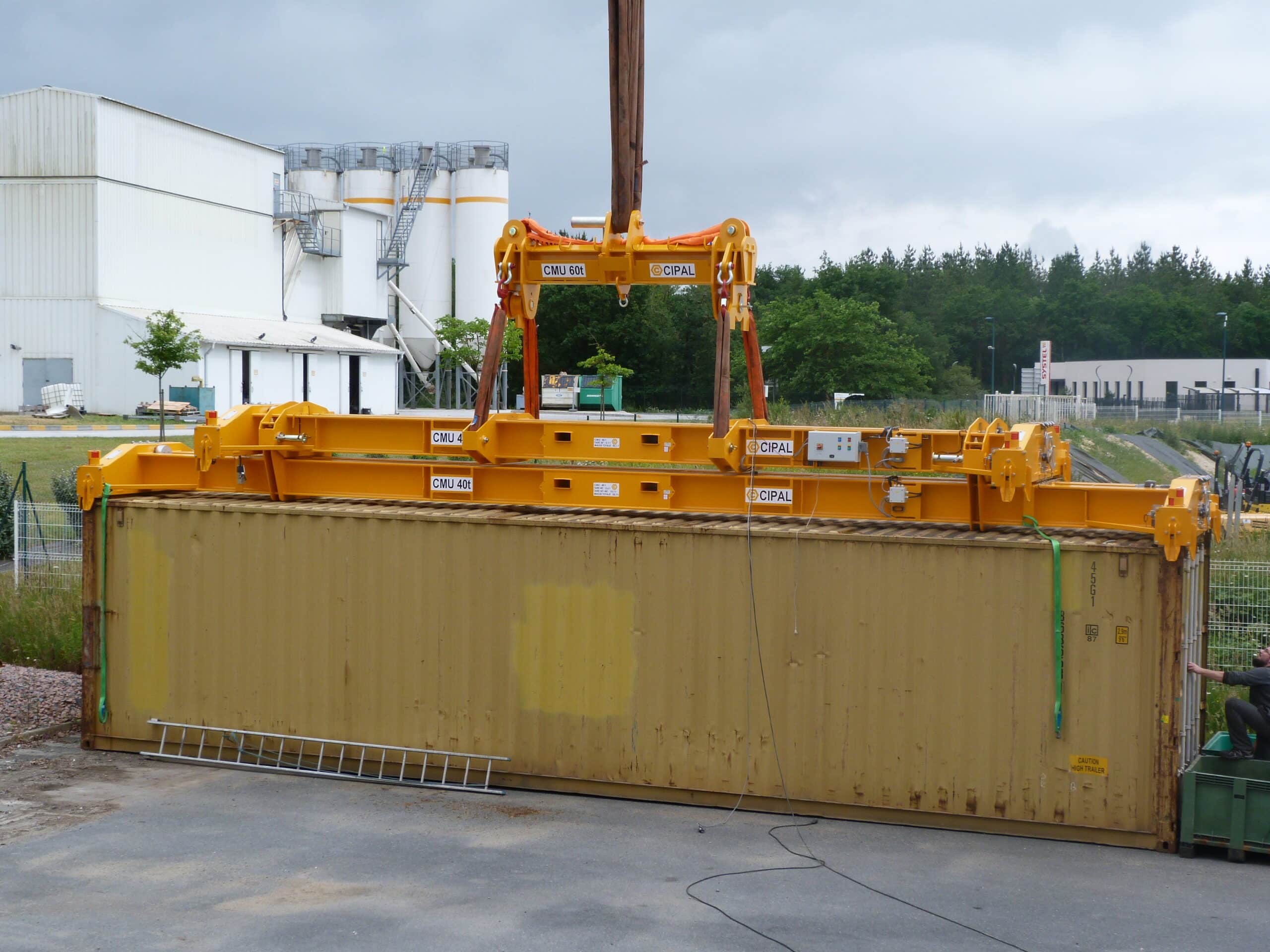 40 ft ISO container spreader beam designed and developed by CIPAL